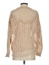 Grace 100% Polyester Metallic Tan Pullover Sweater Size XS - photo 2