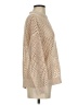 Grace 100% Polyester Metallic Tan Pullover Sweater Size XS - photo 4
