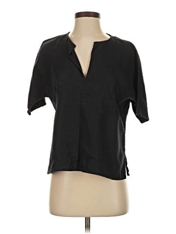 James Perse Short Sleeve Henley (view 1)