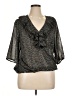 Lane Bryant Black 3/4 Sleeve Blouse Size 14 - 16 Plus - photo 1