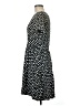 J.Crew 100% Viscose Polka Dots Blue Casual Dress Size 8 - photo 5