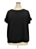 Lane Bryant 100% Polyester Black Short Sleeve Blouse Size 20 - photo 1