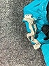 Under Armour Color Block Teal Athletic Shorts Size M - photo 4