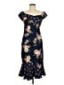 Little Mistress 100% Polyester Floral Blue Casual Dress Size 6 - photo 1