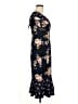 Little Mistress 100% Polyester Floral Blue Casual Dress Size 6 - photo 4