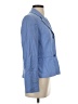 Saks Fifth Avenue 100% Silk Blue Silk Blazer Size 4 - photo 4