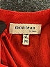 Monteau 100% Polyester Orange Sleeveless Blouse Size M - photo 7