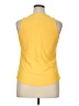 Shein Yellow Sleeveless Blouse Size XL - photo 2