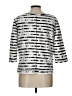 Onque Casuals Silver 3/4 Sleeve Top Size L - photo 2