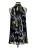 Sunny Leigh 100% Polyester Blue Cocktail Dress Size M - photo 2