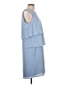 Isle By Melis Kozan 100% Polyester Blue Cocktail Dress Size L - photo 4