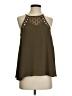 Doe & Rae 100% Polyester Green Sleeveless Blouse Size S - photo 1