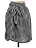 Shein Checkered-gingham Black Casual Skirt Size 6 - photo 1
