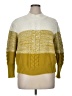 Ophelia Roe Color Block Yellow Pullover Sweater Size 1X - photo 1