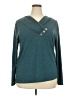 Love U Dear Teal Long Sleeve Henley Size 2xl - photo 1