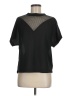 Shein 100% Polyester Black Short Sleeve Blouse Size 6 - photo 1
