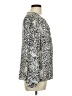 By Design 100% Polyester Animal Print Silver Long Sleeve Blouse Size M - photo 4