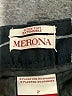 Merona Plaid Blue Casual Pants Size 2 - photo 4