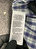 Crewcuts 100% Cotton Checkered-gingham Green Blue Long Sleeve Button-Down Shirt Size 10 - photo 4