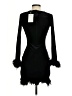 Assorted Brands 100% Polyester Black Cocktail Dress Size XS - photo 2