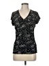 Olivia Paige Stars Black Short Sleeve Top Size M - photo 1
