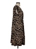 Apt. 9 Animal Print Brown Casual Dress Size S - photo 4