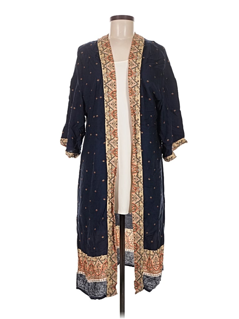 Pre-owned Dr2 Kimono In Blue