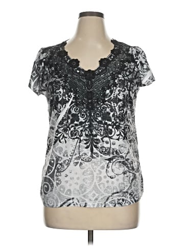 One World Short Sleeve Blouse (view 1)