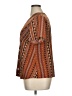 Shein Curve 100% Polyester Brown Short Sleeve Blouse Size 0X - photo 5