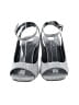Clergerie Gray Silver Heels Size EU 36 - photo 2