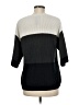 Matty M Color Block Black Pullover Sweater Size M - photo 2