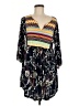 Egs Print Blue Casual Dress Size M - photo 1