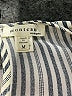 Monteau Stripes Silver Jumpsuit Size M - photo 4