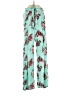Unbranded Floral Teal Casual Pants Size S - photo 1