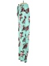 Unbranded Floral Teal Casual Pants Size S - photo 5