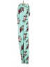 Unbranded Floral Teal Casual Pants Size S - photo 4