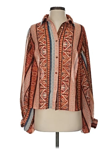 Flying Tomato Long Sleeve Blouse (view 1)