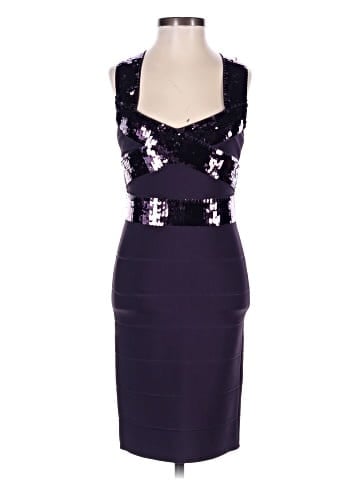 Herve Leger Cocktail Sequin Criss Cross Mini Dress  (view 1)