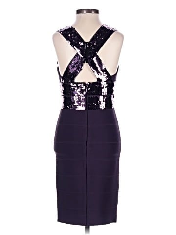 Herve Leger Cocktail Sequin Criss Cross Mini Dress  (view 2)