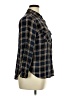 Terra & Sky 100% Viscose Plaid Blue Long Sleeve Button-Down Shirt Size 0X - photo 4