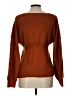 Shein 100% Acrylic Orange Pullover Sweater Size L - photo 2