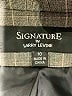 Signature by Larry Levine Plaid Gray Blazer Size 10 - photo 6