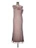 Mac Duggal 100% Polyester Silver Cocktail Dress Size 14 - photo 1