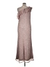 Mac Duggal 100% Polyester Silver Cocktail Dress Size 14 - photo 2