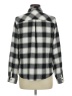 Maurices Plaid Gray Long Sleeve Button-Down Shirt Size M - photo 2