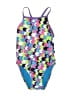 Speedo Graphic Purple One Piece Swimsuit Size XS (30) - photo 1
