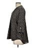By Design 100% Polyester Polka Dots Black 3/4 Sleeve Blouse Size L - photo 5