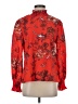 Unbranded 100% Polyester Red Long Sleeve Blouse Size S - photo 1