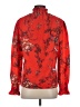 Unbranded 100% Polyester Red Long Sleeve Blouse Size S - photo 2