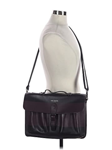 Ted Baker London Leather Messenger (view 2)